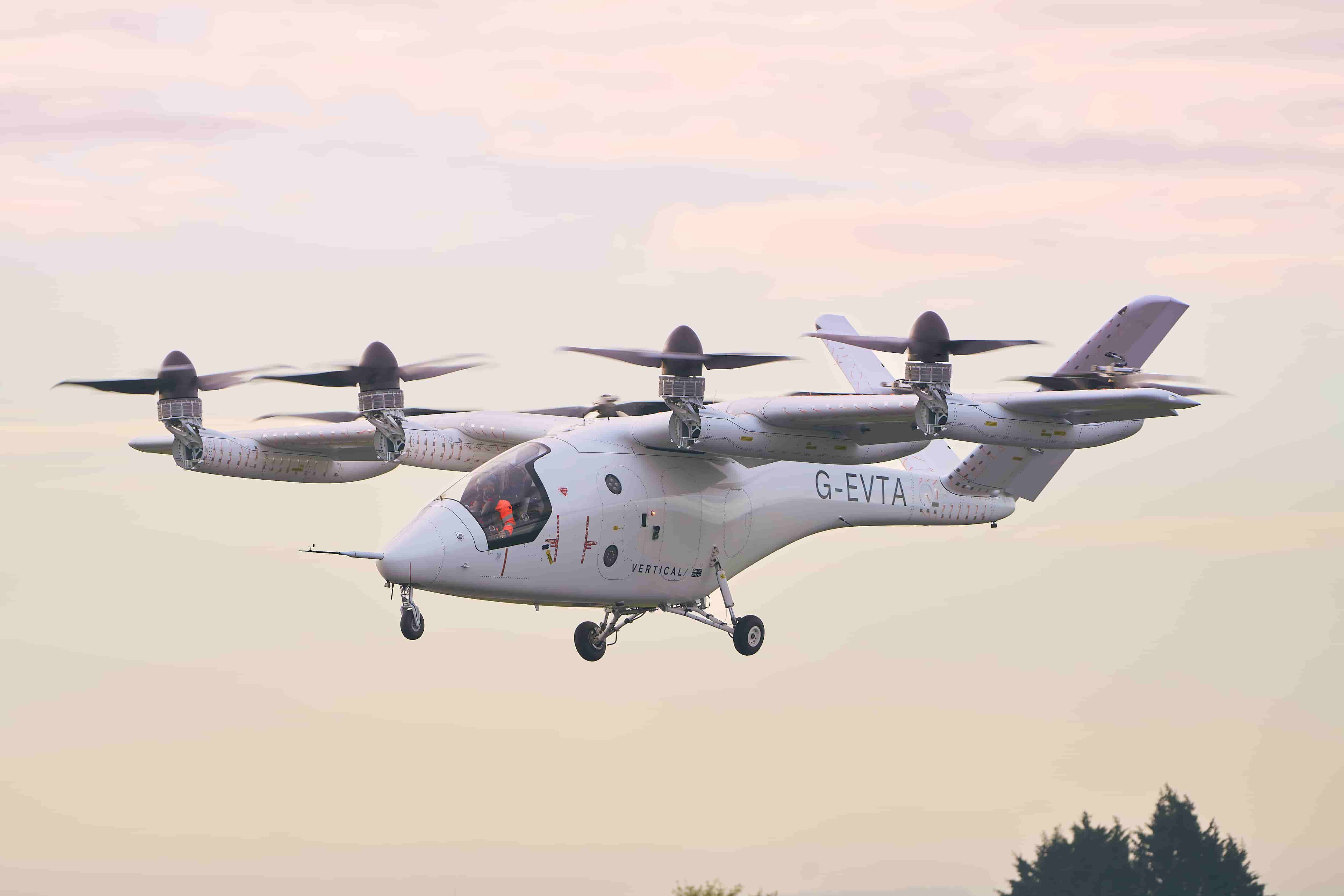 First eVTOL to complete two-way piloted transition – switching from helicopter mode to airplane mode and back again - under civil aviation Design Organisation Approval regulatory oversight
